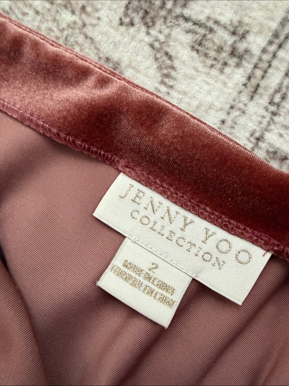 Jimmy Yoo Collection Slip Cowl Neck Satin Midi Dress - Rust - Picture 4 of 5
